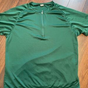 Green Half-Zip MEC Athletic Shirt